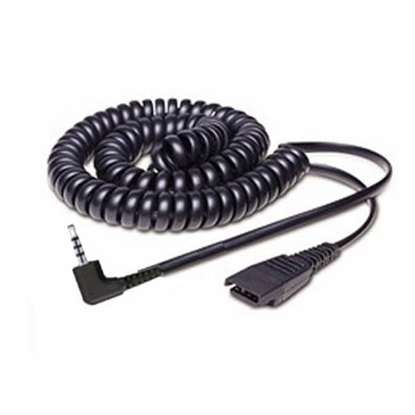 Jabra QD Cord to 2.5mm Pin Plug (Coiled) Headset Store